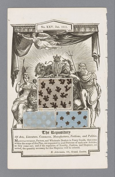 Pagina da Ackermanns Repository of the Arts, Science etc. da Unbekannt Unbekannt